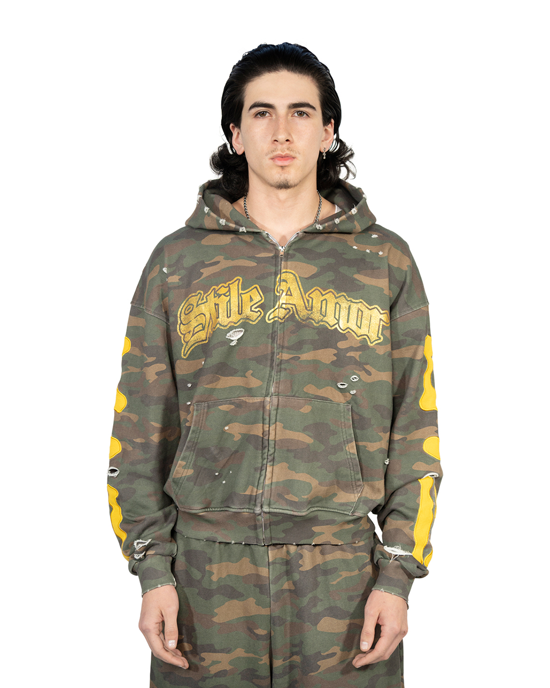 CAMO DI SKELE ZIP UP