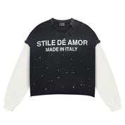 NERO SU BIANCO LONGSLEEVE