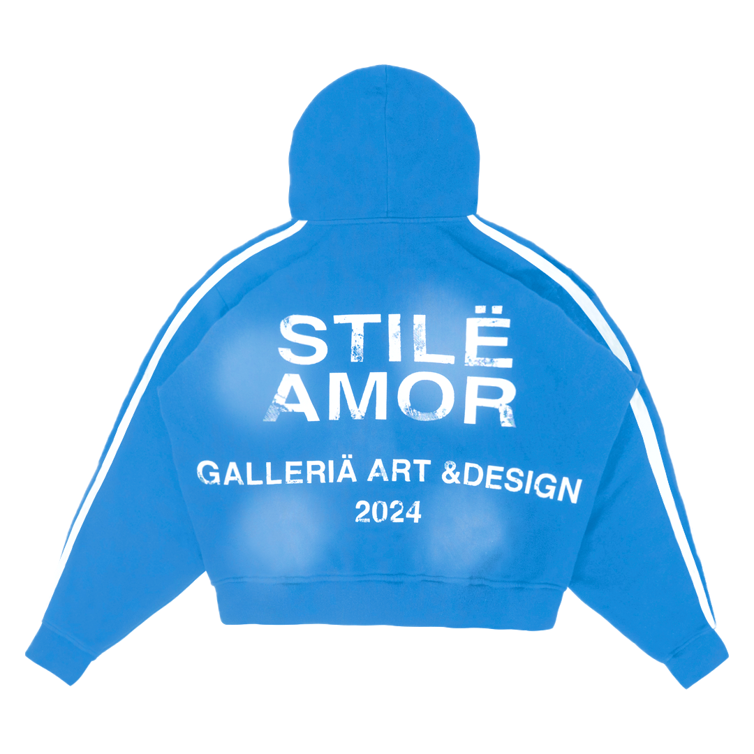 BLUE AMOR TRACK ZIP UP