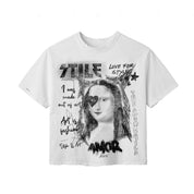 WHITE MONLISA TEE