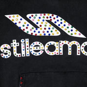 COLORÃTO RHINESTONE HOODIE