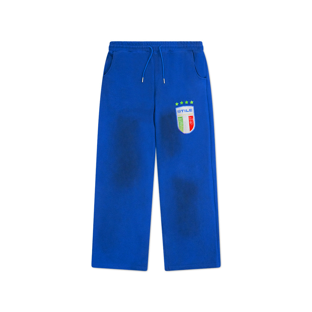 BLUE ITALIANI CALCIO THERMAL PANTS