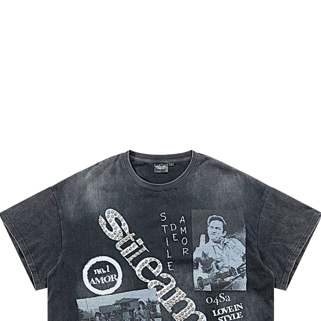 BLACK NO STYLIST TEE