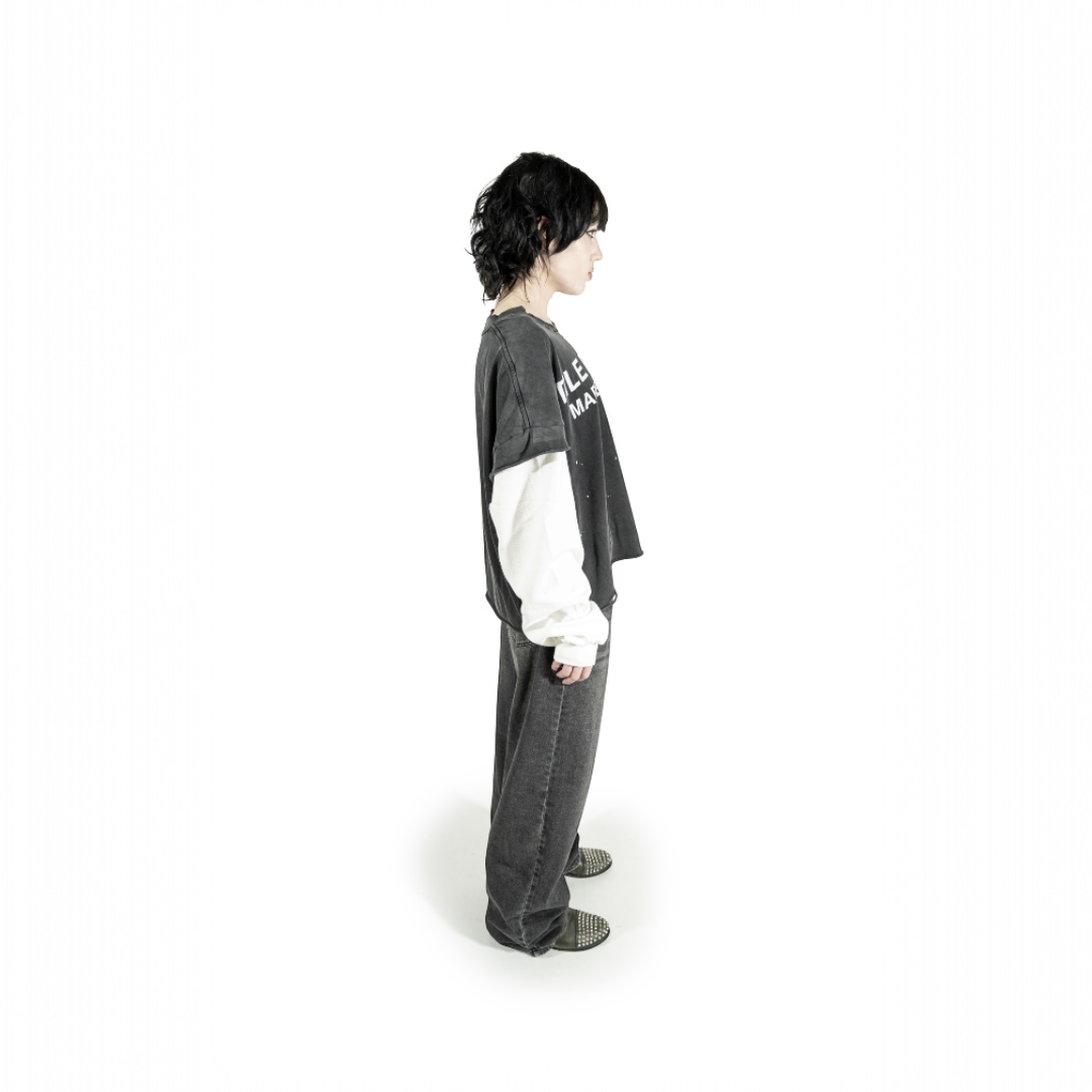NERO SU BIANCO LONGSLEEVE