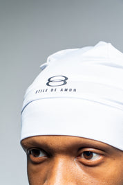 WHITE AMOR SKULL CAP