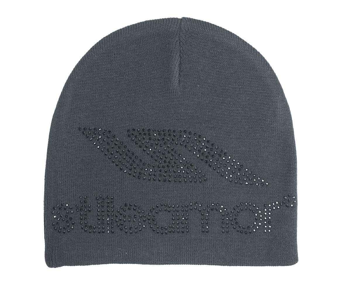 YING YANG RHINESTONE BEANIE