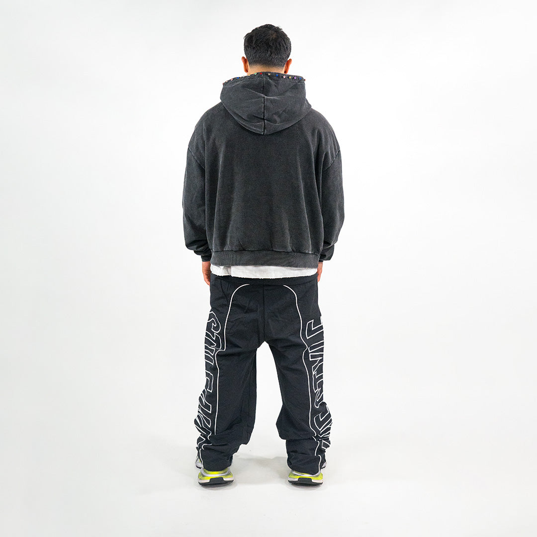 COLORÃTO RHINESTONE HOODIE